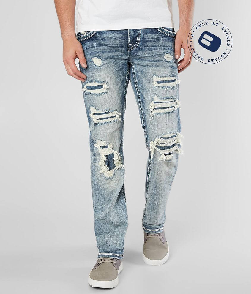 Rock Revival Hern Straight Stretch Jean front view