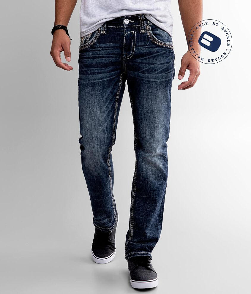Rock Revival Saif Straight Stretch Jean - Men's Jeans in Saif J207 | Buckle