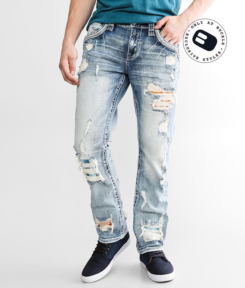 Rock Revival Rogers Straight Stretch Jean front view