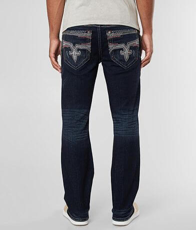 Rock Revival Brad Straight Stretch Jean back view