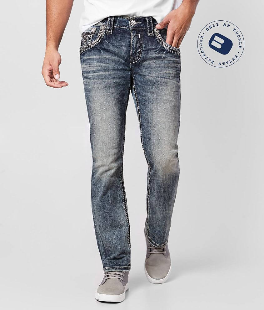 Rock Revival Jerret Straight Stretch Jean - Men's Jeans in Jerret J209 ...