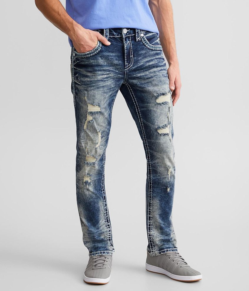 Rock Revival Baxter Alternative Straight Stretch Jean front view