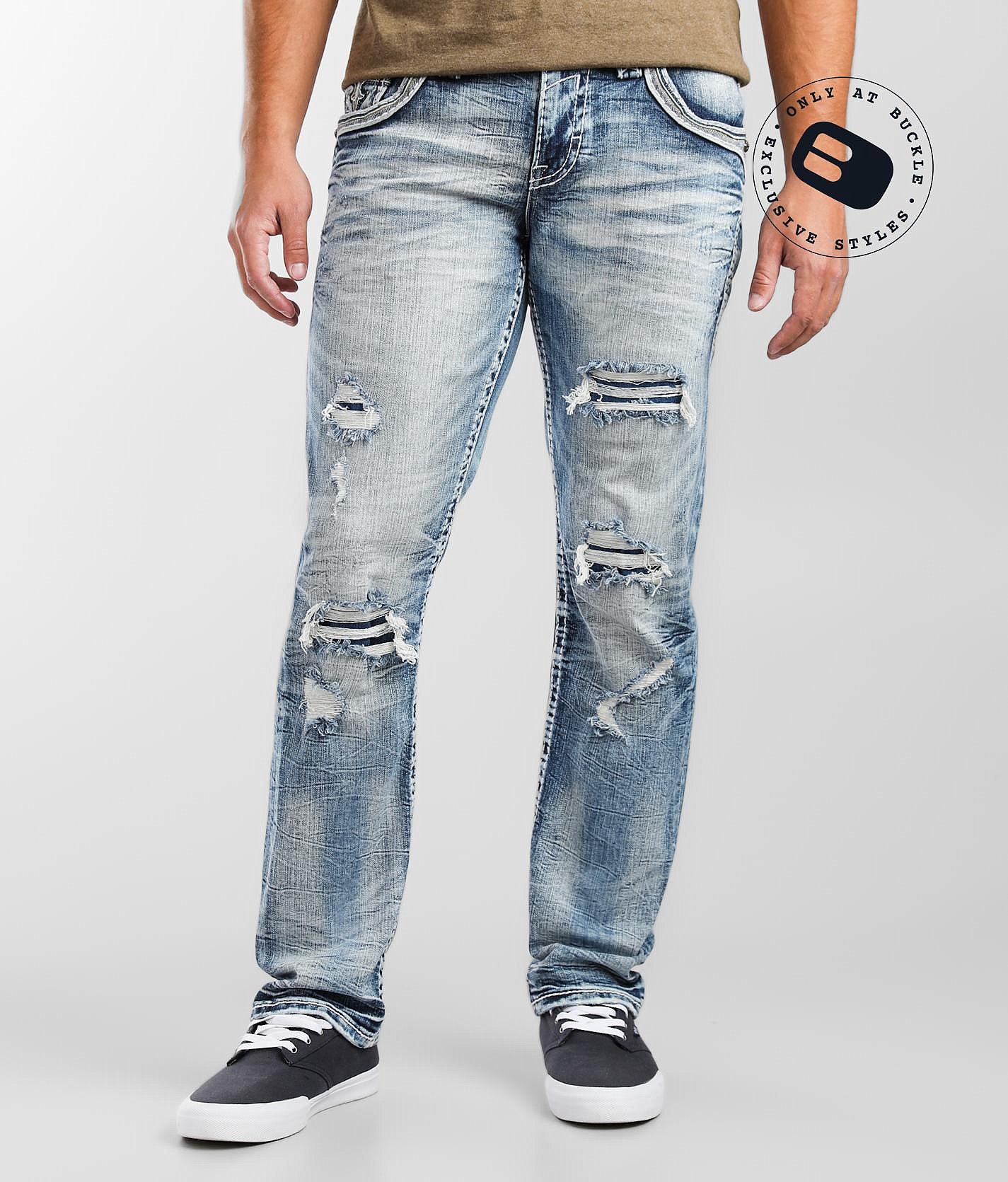 new mens rock revival jeans