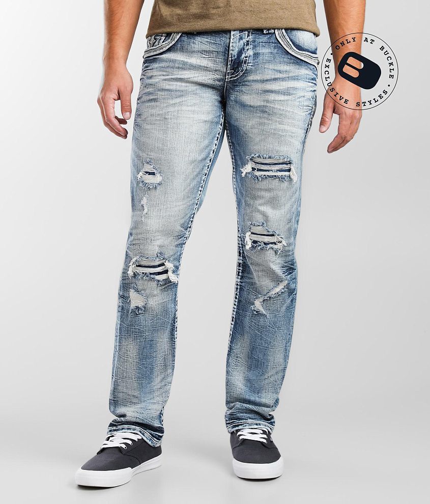 Rock Revival Baxter Straight Stretch Jean front view