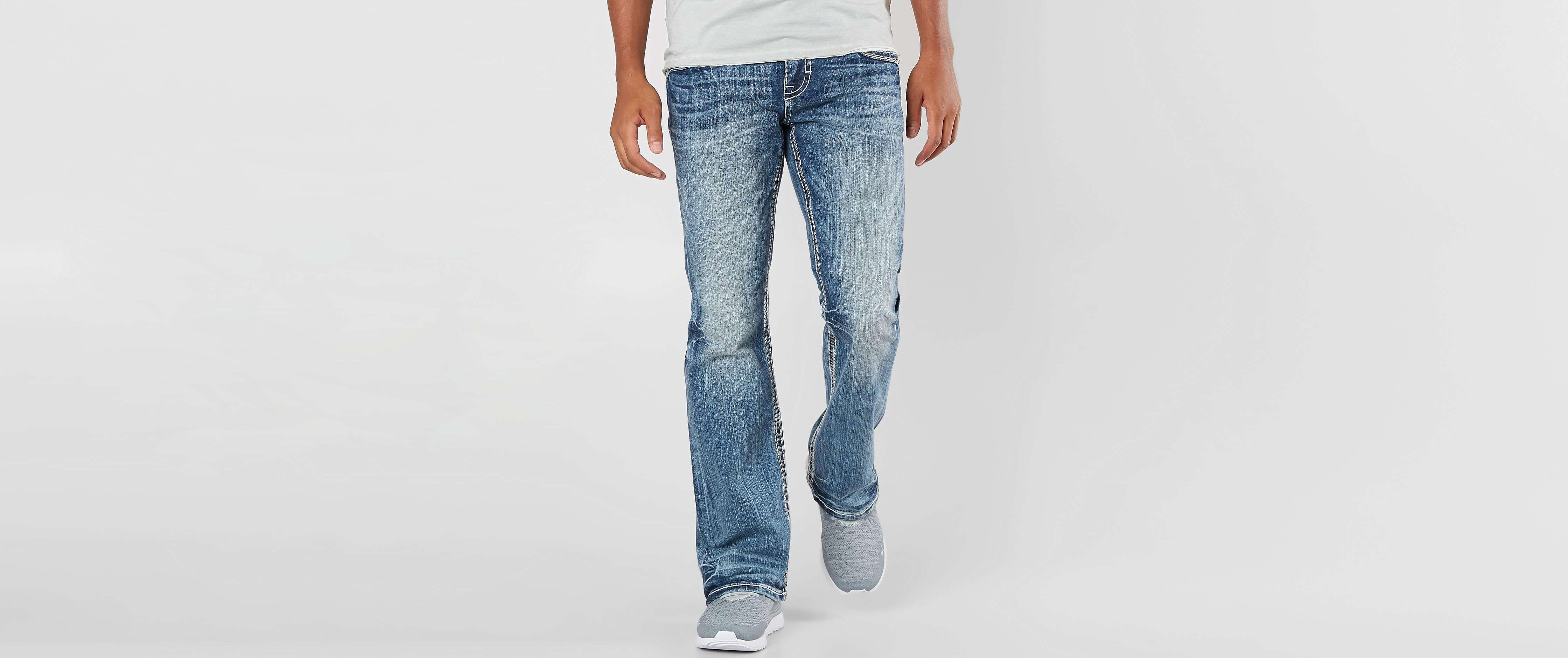 Krase flex stretch straight leg jeans rock revival nightclub