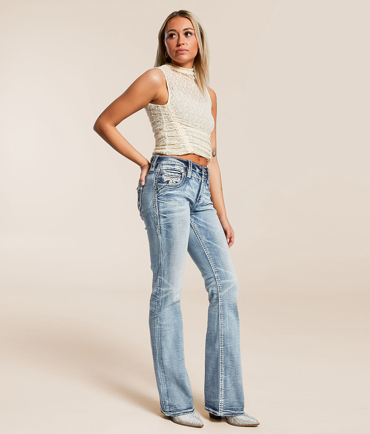 Rock Revival Savannah Universal Boot Stretch Jean — Savannah NB203 by Buckle