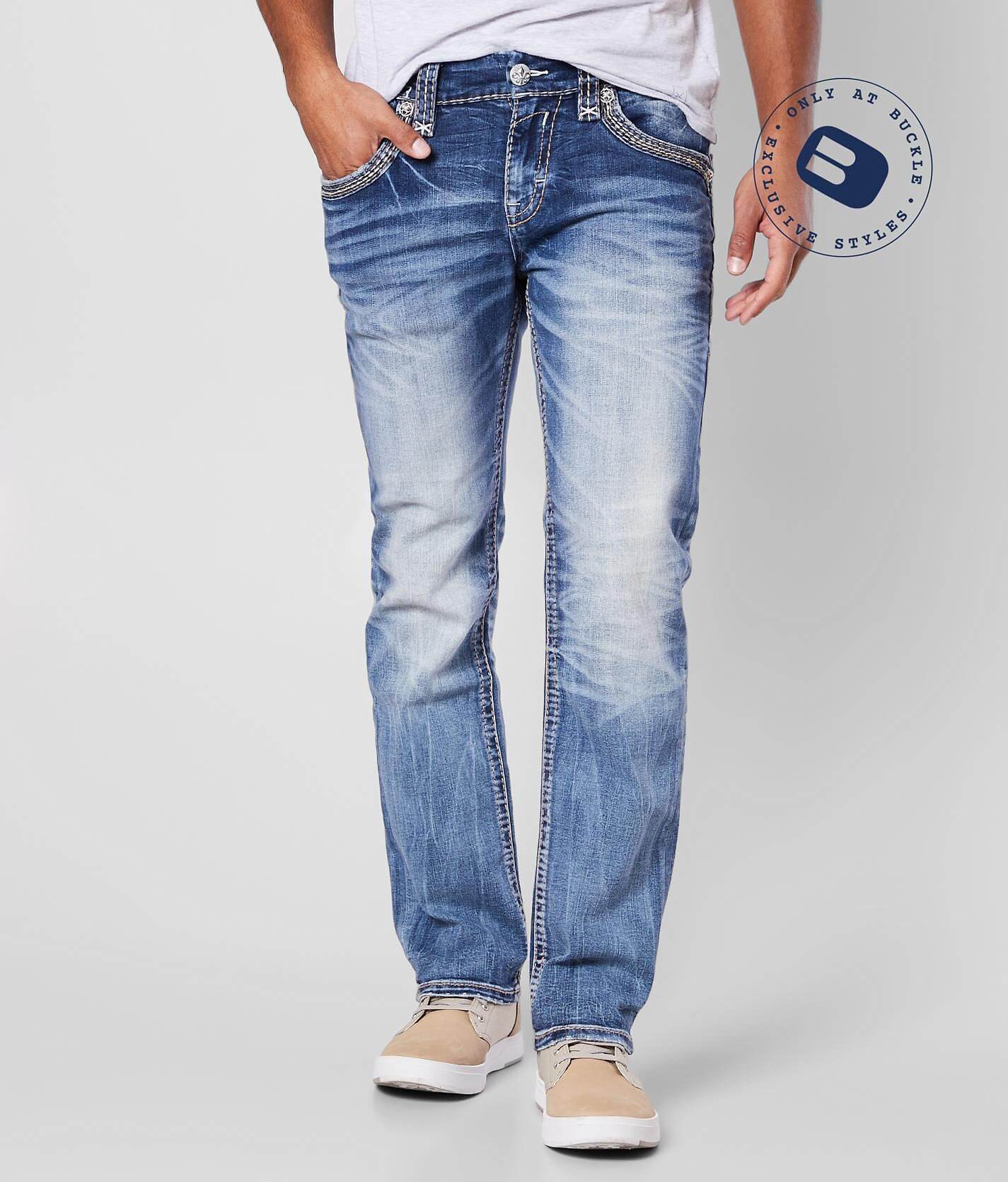 rock revival mens jeans buckle