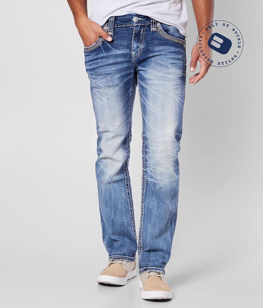 Rock Revival Brayen Straight Stretch Jean - Men's Jeans in Brayen