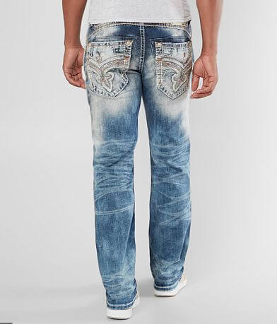 Rock Revival Sheen Straight Stretch Jean BACK