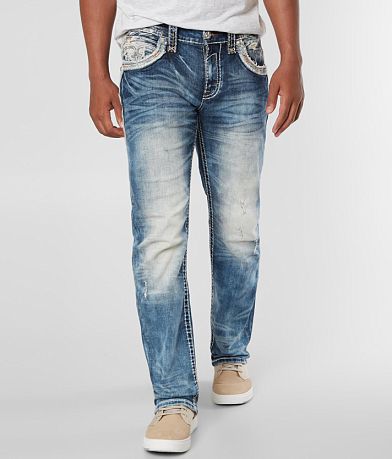 Rock Revival Sheen Straight Stretch Jean FULL_LEFT_SIDE