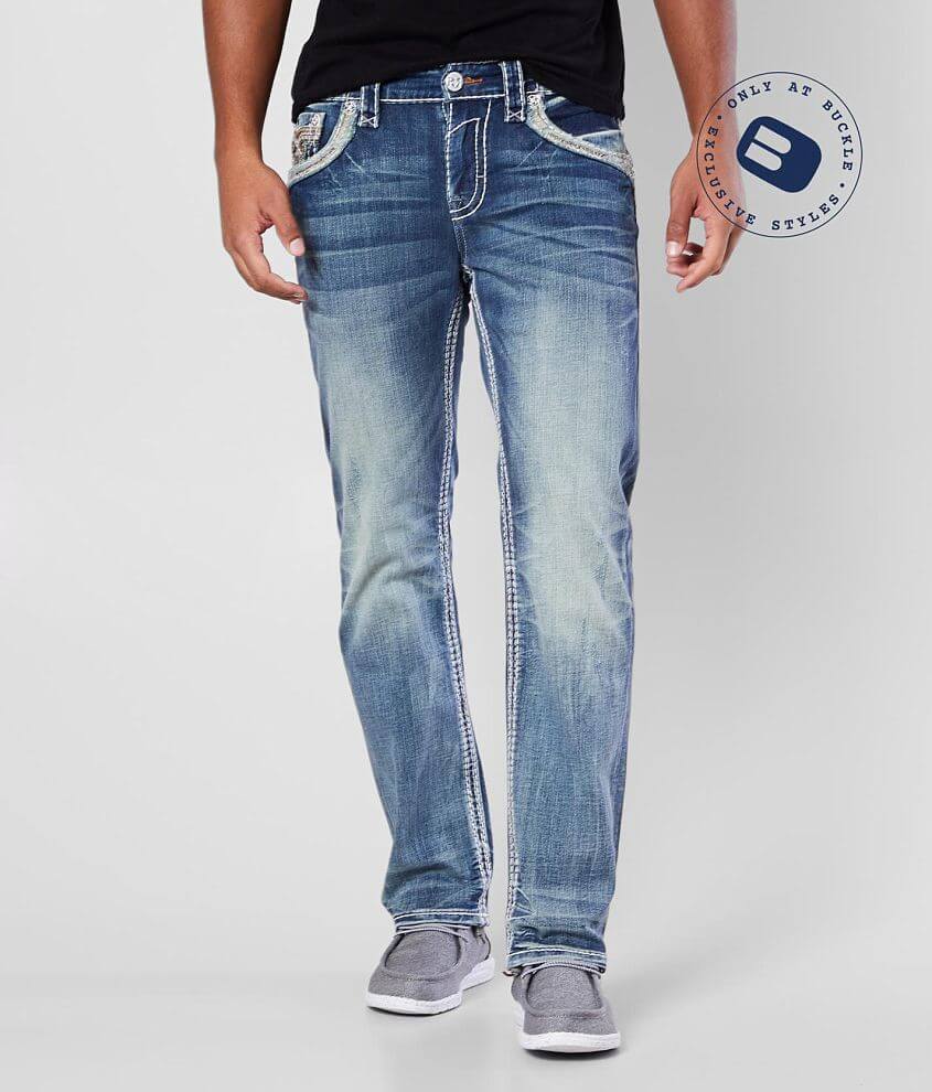 Rock Revival Berko Straight Stretch Jean front view