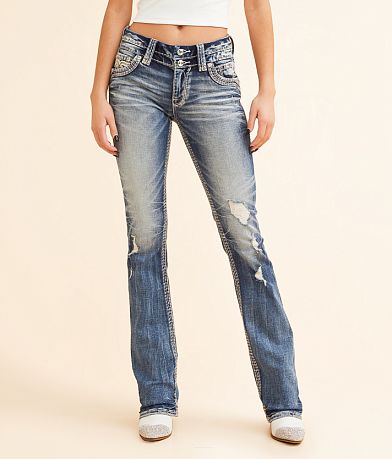 Rock Revival Pearla Mid-Rise Boot Stretch Jean FULL_LEFT_SIDE