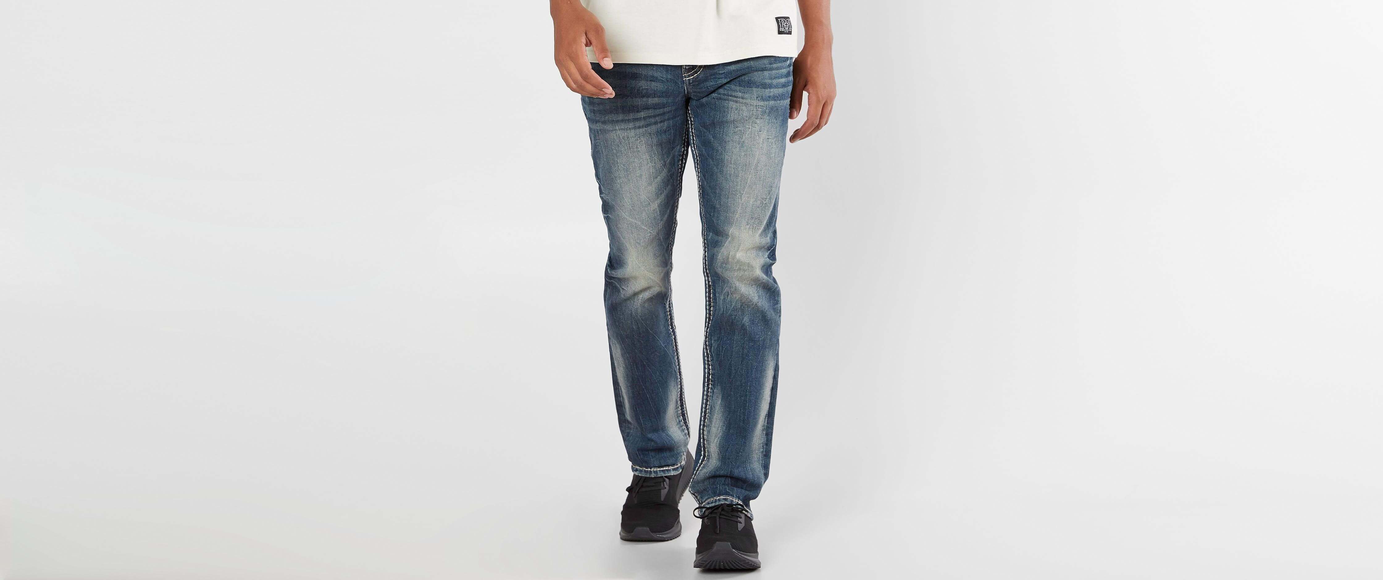 rock revival mens slim fit jeans