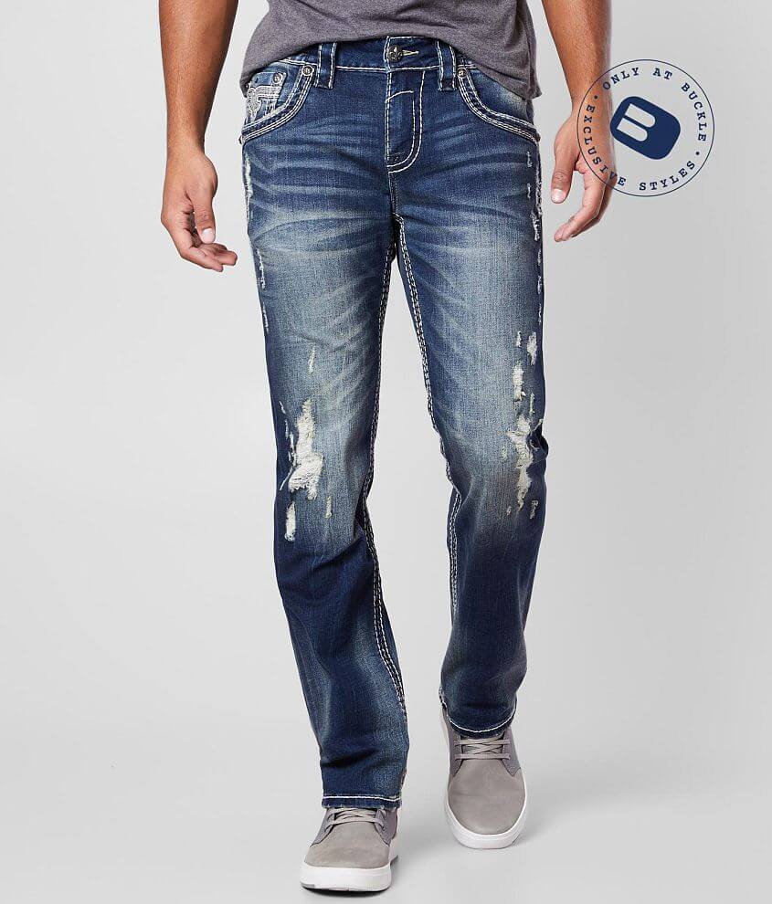 Rock Revival Norwell Straight Stretch Jean front view