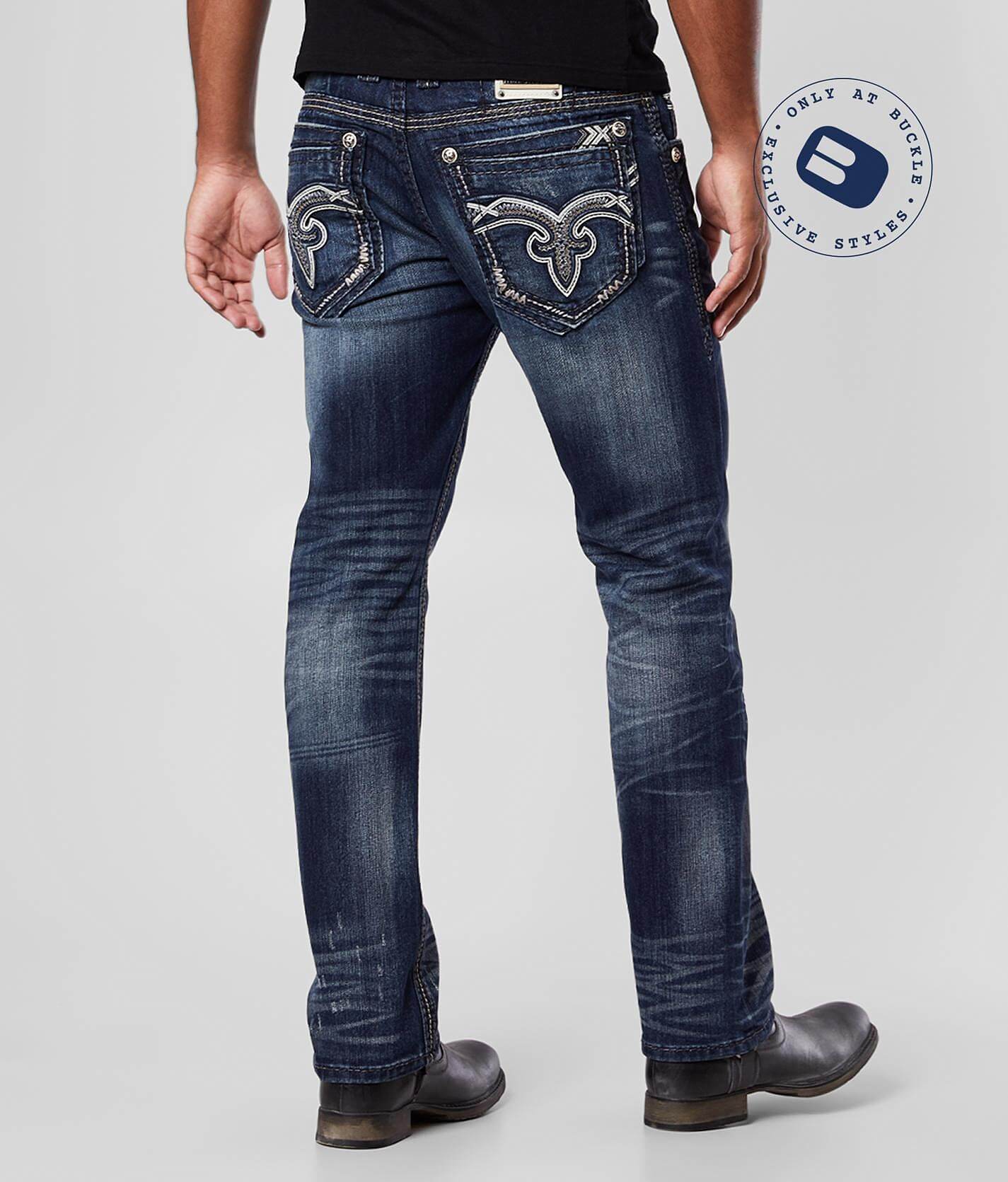 rock revival mens denim jeans