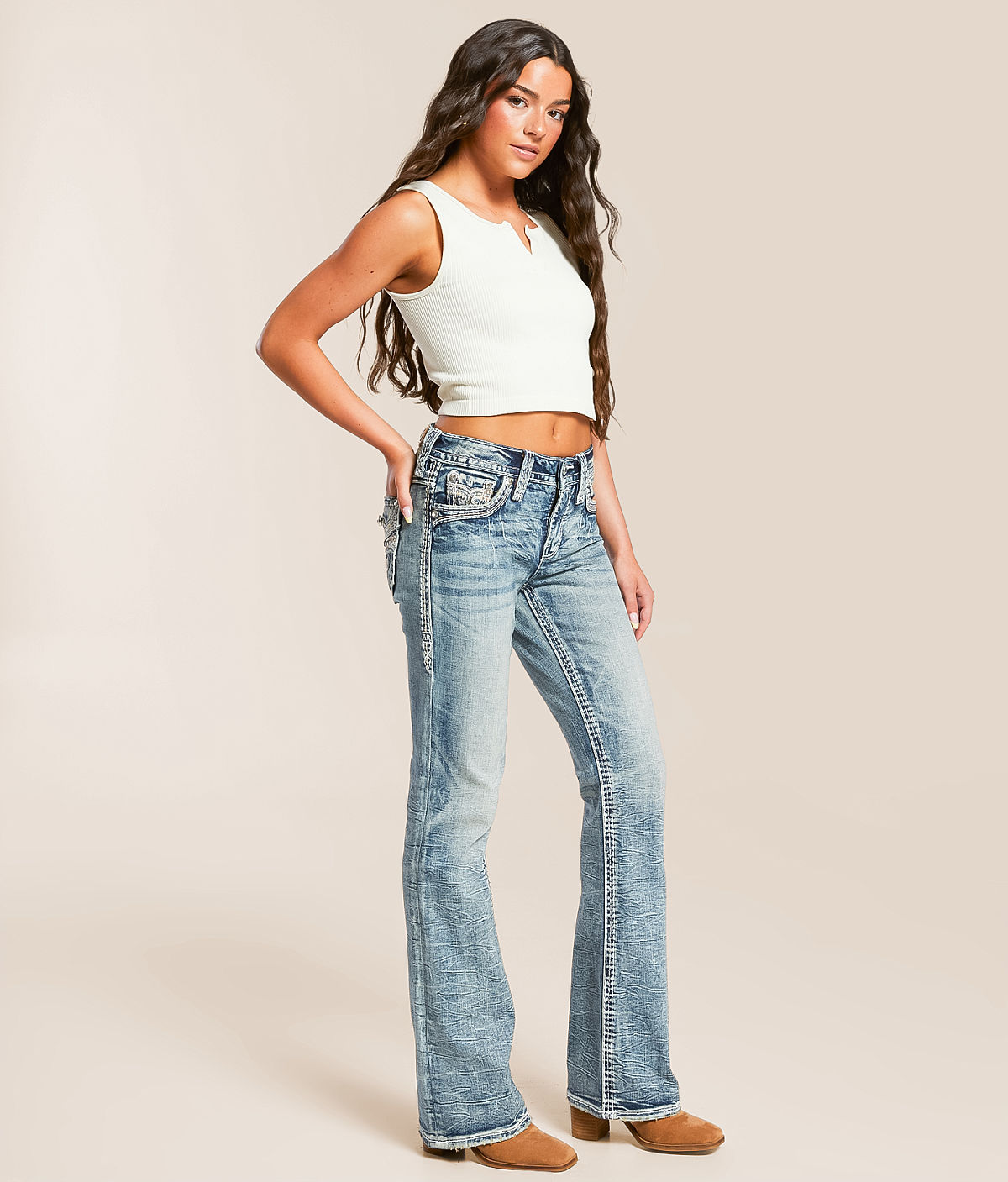 Rock Revival Oaklynn Universal Boot Stretch Jean — Oaklynn NB204 by Buckle