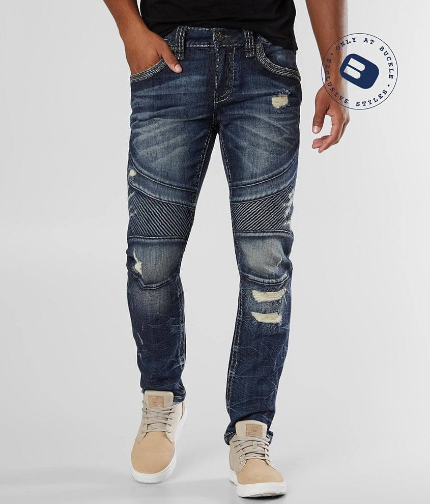 Rock Revival Chace Biker Stretch Jean front view
