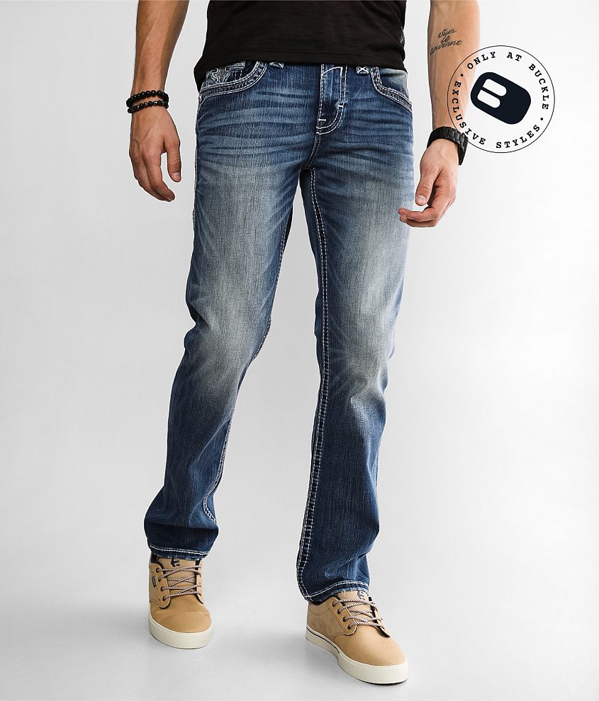 Rock Revival Kashmir Straight Stretch Jean front view