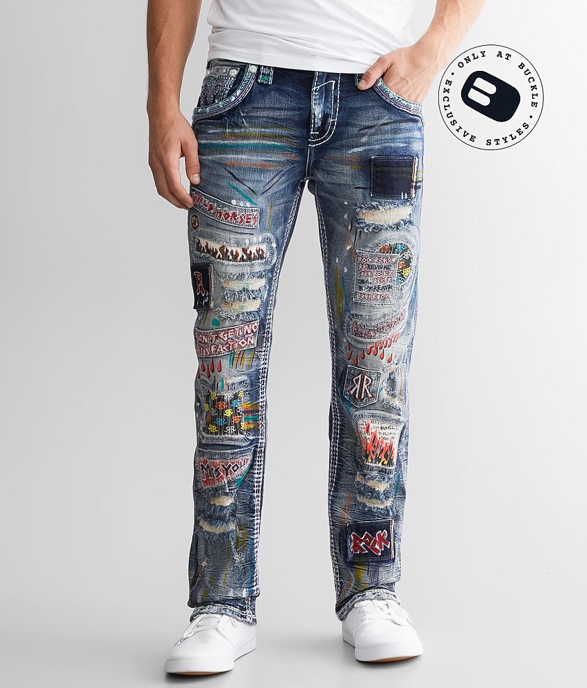 Rock Revival Armie Straight Stretch Jean front view