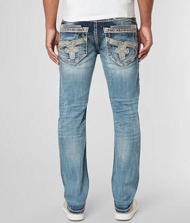 Rock Revival Saif Slim Straight Stretch Jean back view