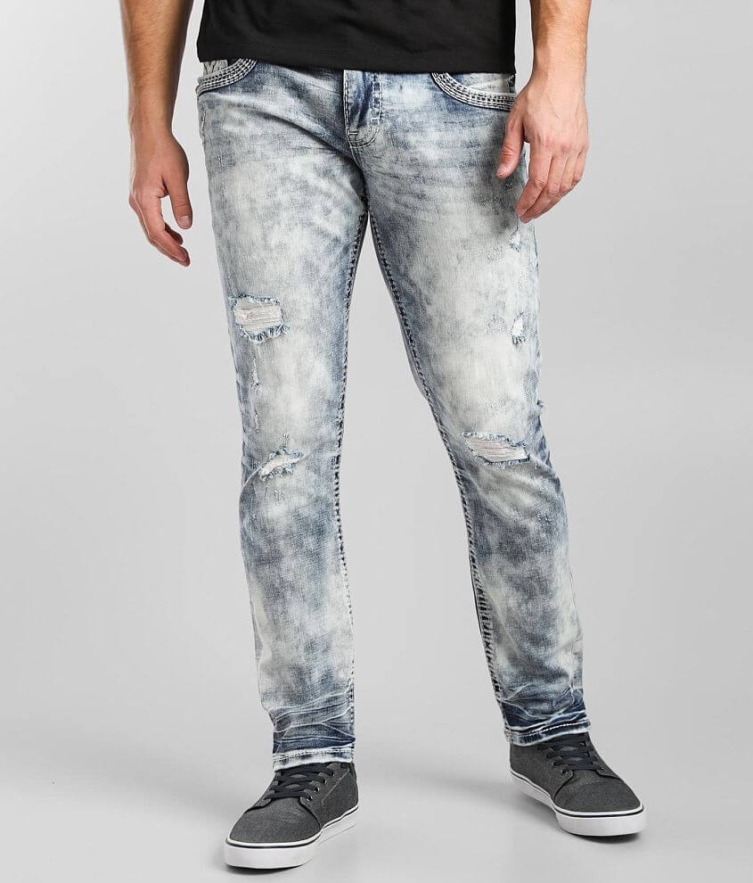 Rock Revival Wood Ash Alternative Straight Jean front view