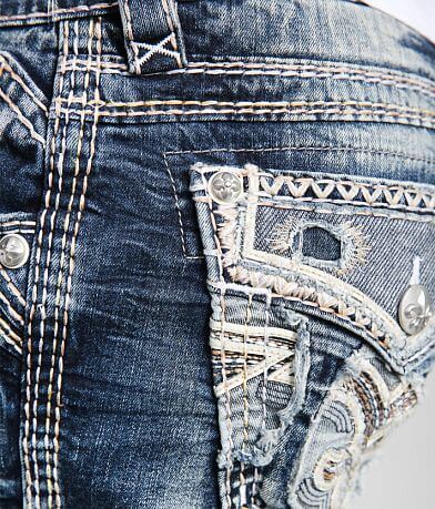 Rock Revival Storm Gray Straight Stretch Jean misc detail 2 view