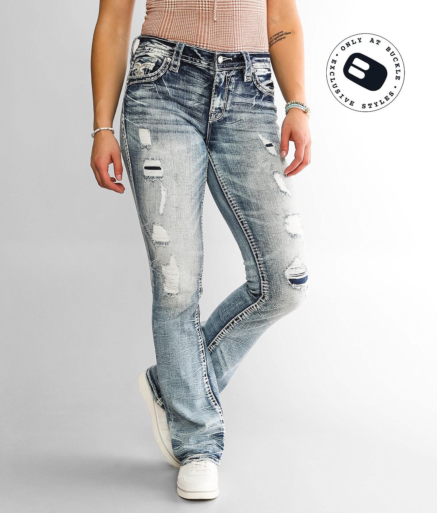 Rock Revival Cambria Easy Boot Strech Jean - Women's Jeans in Cambria E203  | Buckle