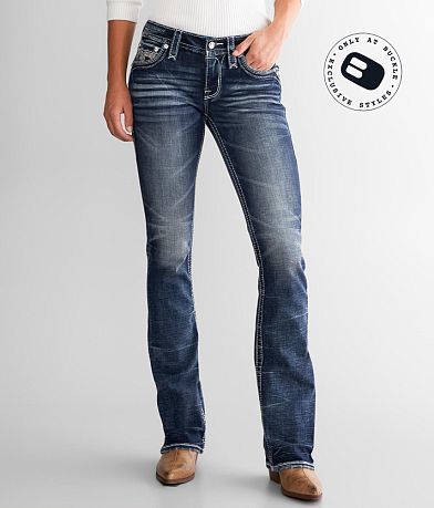Rock Revival Lilas Low Rise Boot Stretch Jean front view