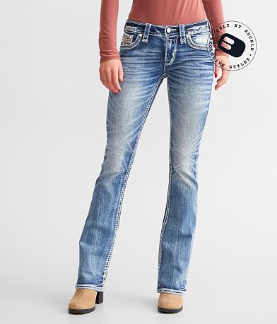 Rock Revival Nadine Low Rise Boot Stretch Jean front view
