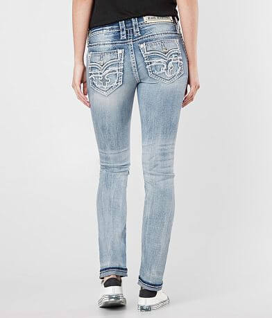 Rock Revival Jena Straight Stretch Jean BACK