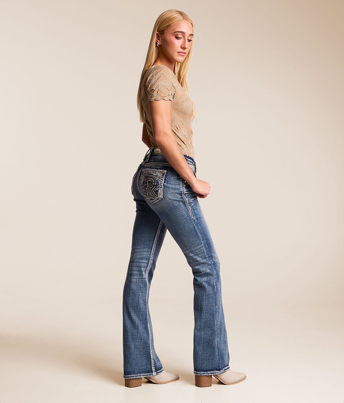 Rock Revival Roseia Universal Boot Stretch Jean — Roseia NB201 by Buckle