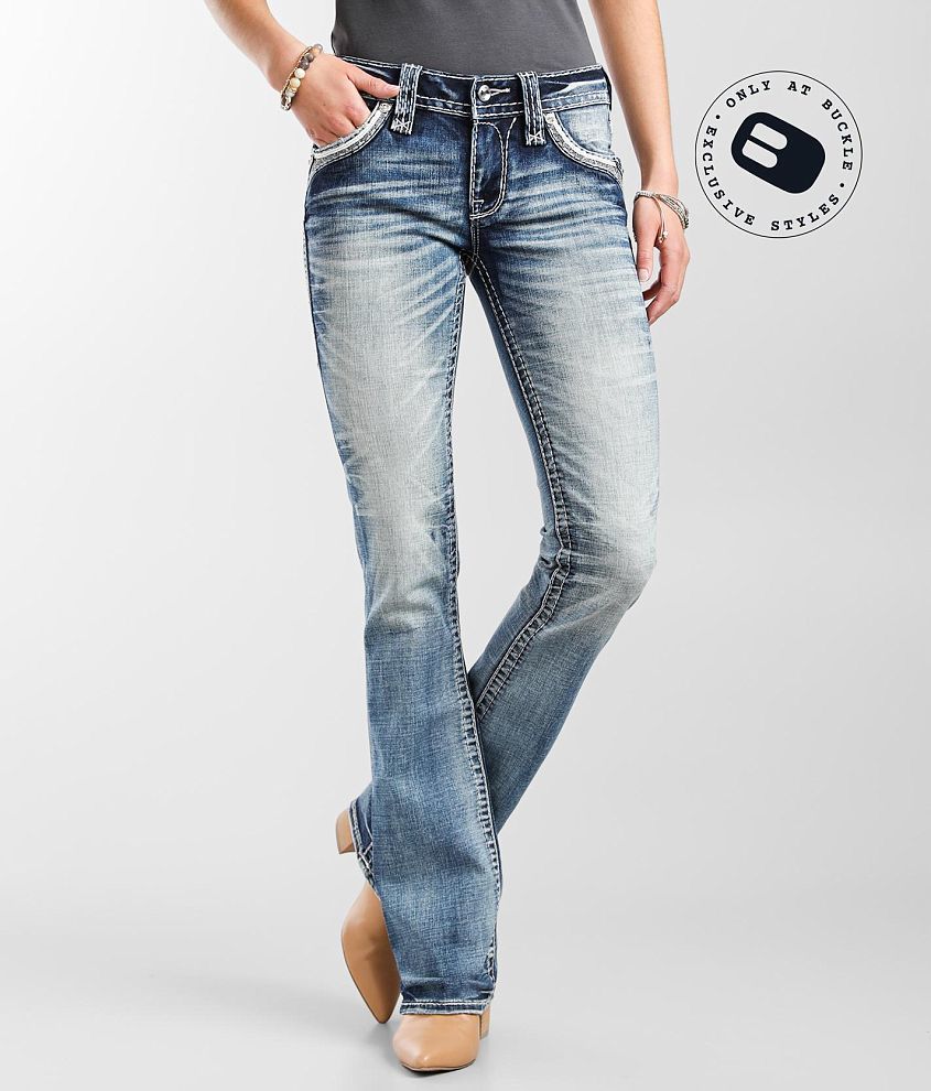 Rock Revival Low Rise Boot Stretch Jean front view