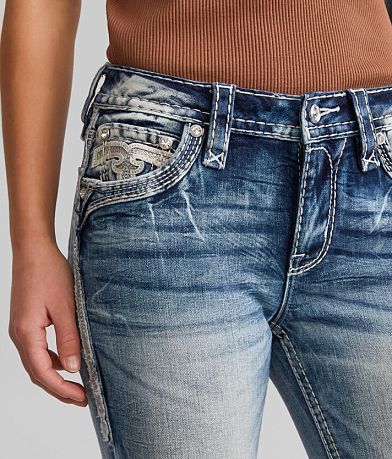 Rock Revival Eilish Cuffed Stretch Capri Jean misc detail 1 view