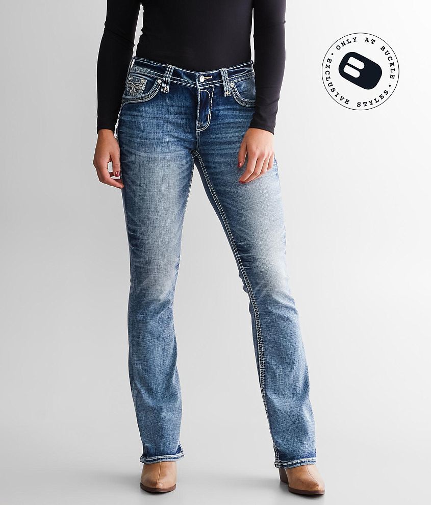 Rock Revival Cyrus Easy Boot Stretch Jean front view