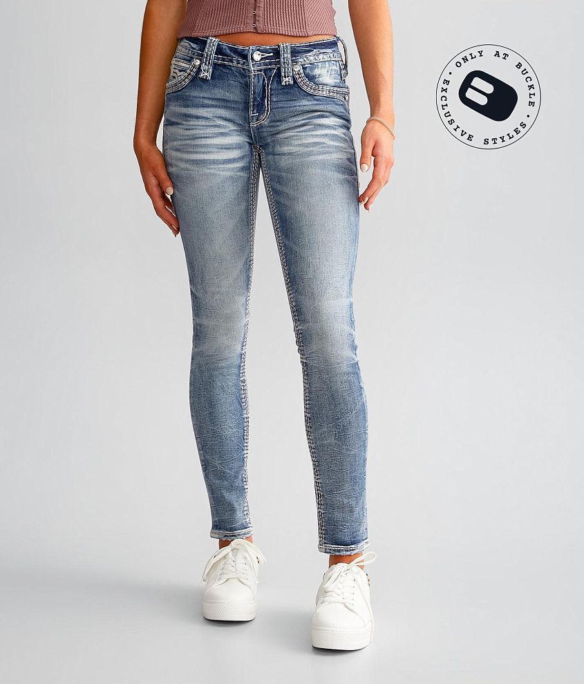 Rock Revival Asha Low Rise Skinny Stretch Jean front view