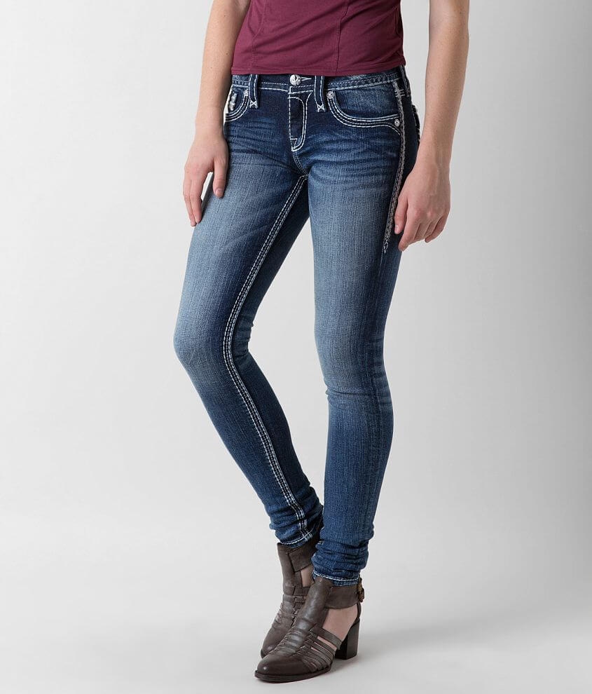 Rock Revival Kira Mid-Rise Skinny Stretch Jean front view