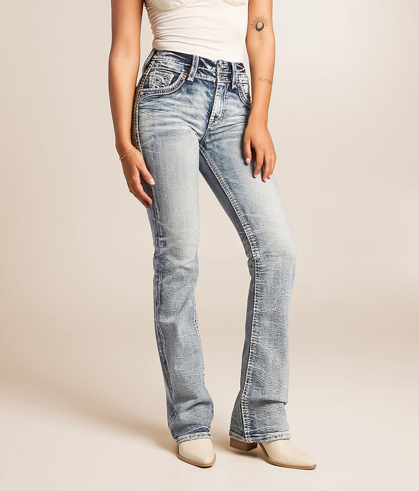 Yulini Curvy High Rise Boot Stretch Jean