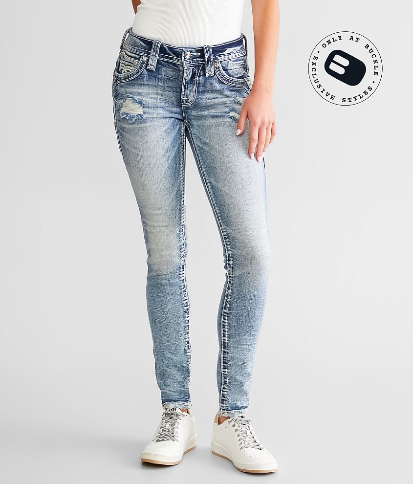 Rock Revival Vianne Low Rise Skinny Stretch Jean front view