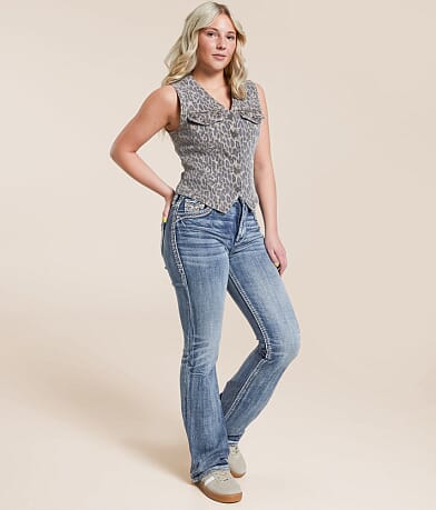 Rock Revival Aldine Curvy High Rise Boot Stretch Jean front view