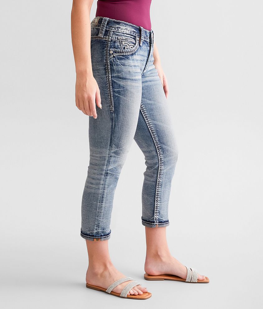 Sidonie Easy Mid-Rise Cuffed Stretch Capri Jean - thumbnail 3