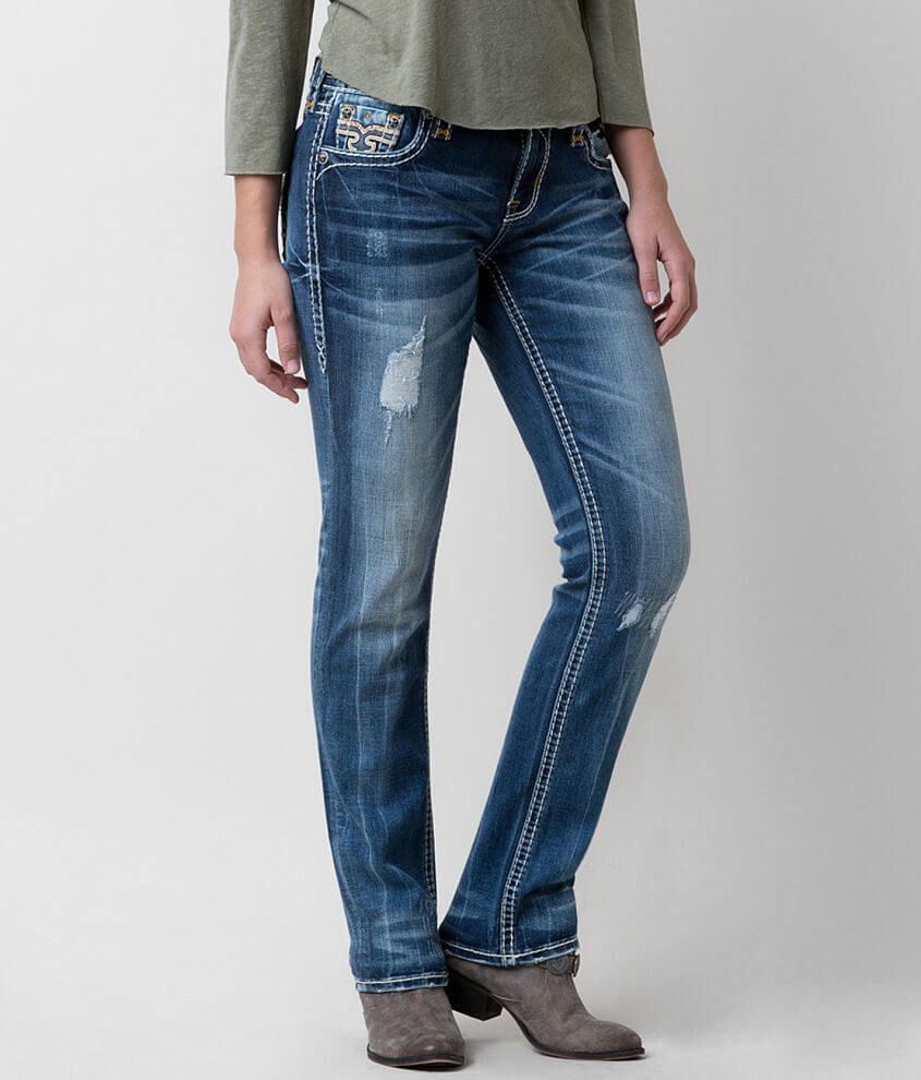 Rock Revival Caro Easy Straight Stretch Jean front view