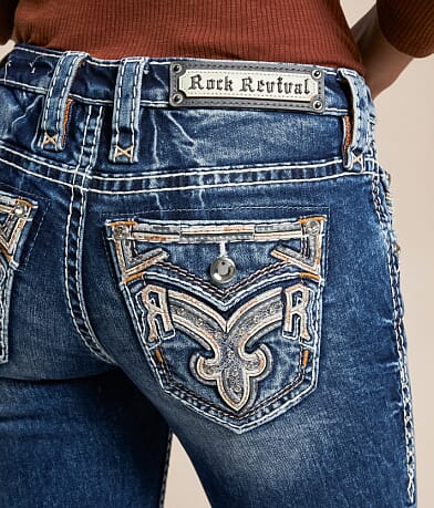 Rock Revival Zarina Low Rise Boot Stretch Jean BACK_POCKET