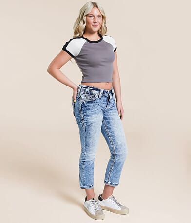 Rock Revival Halsey Universal Capri Stretch Jean front view