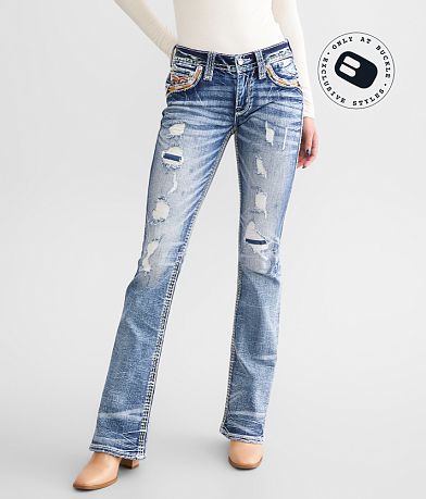 Rock Revival Burma Low Rise Boot Stretch Jean front view