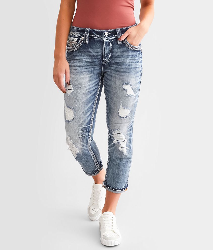 Rock Revival Cheska Easy Stretch Capri Jean