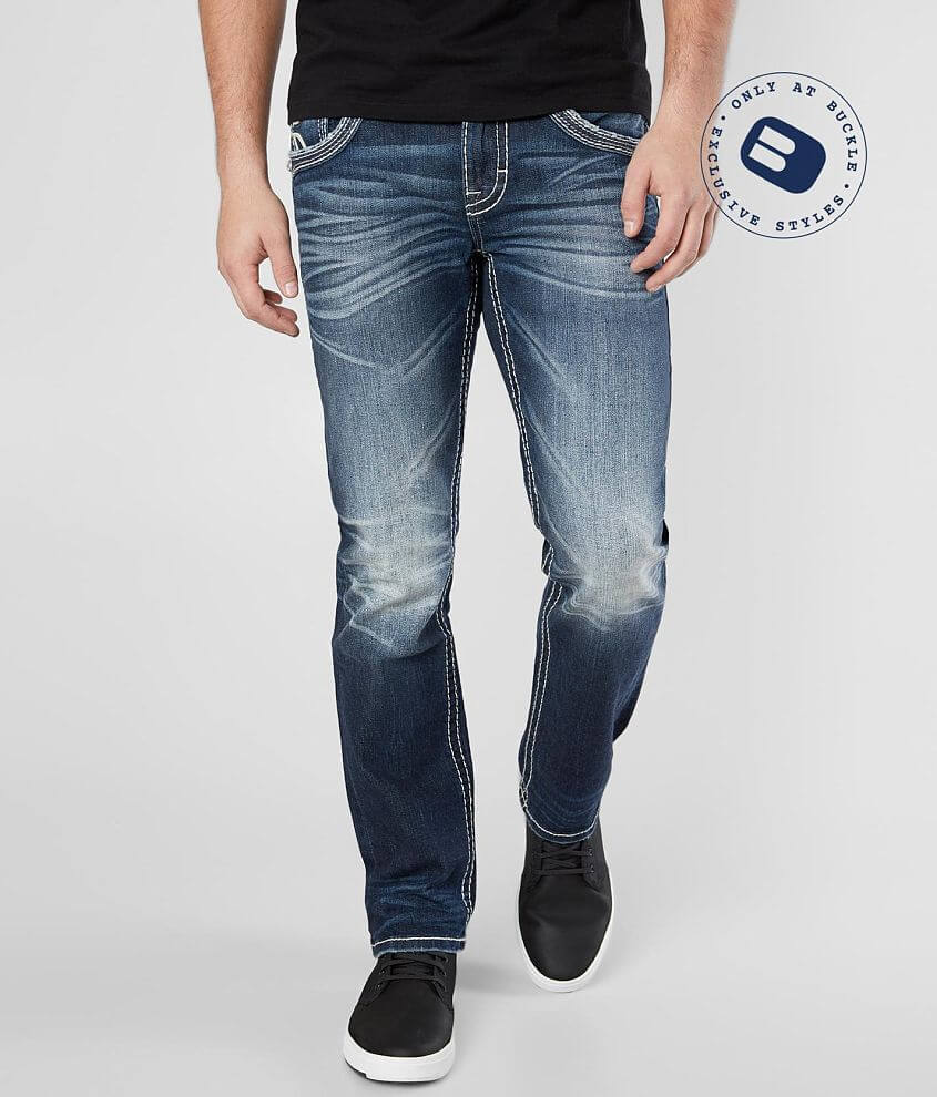 Rock Revival Baxter Slim Straight Stretch Jean front view