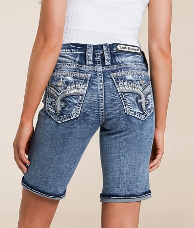 Rock Revival Neala Universal Bermuda Stretch Cuffed Short BACK