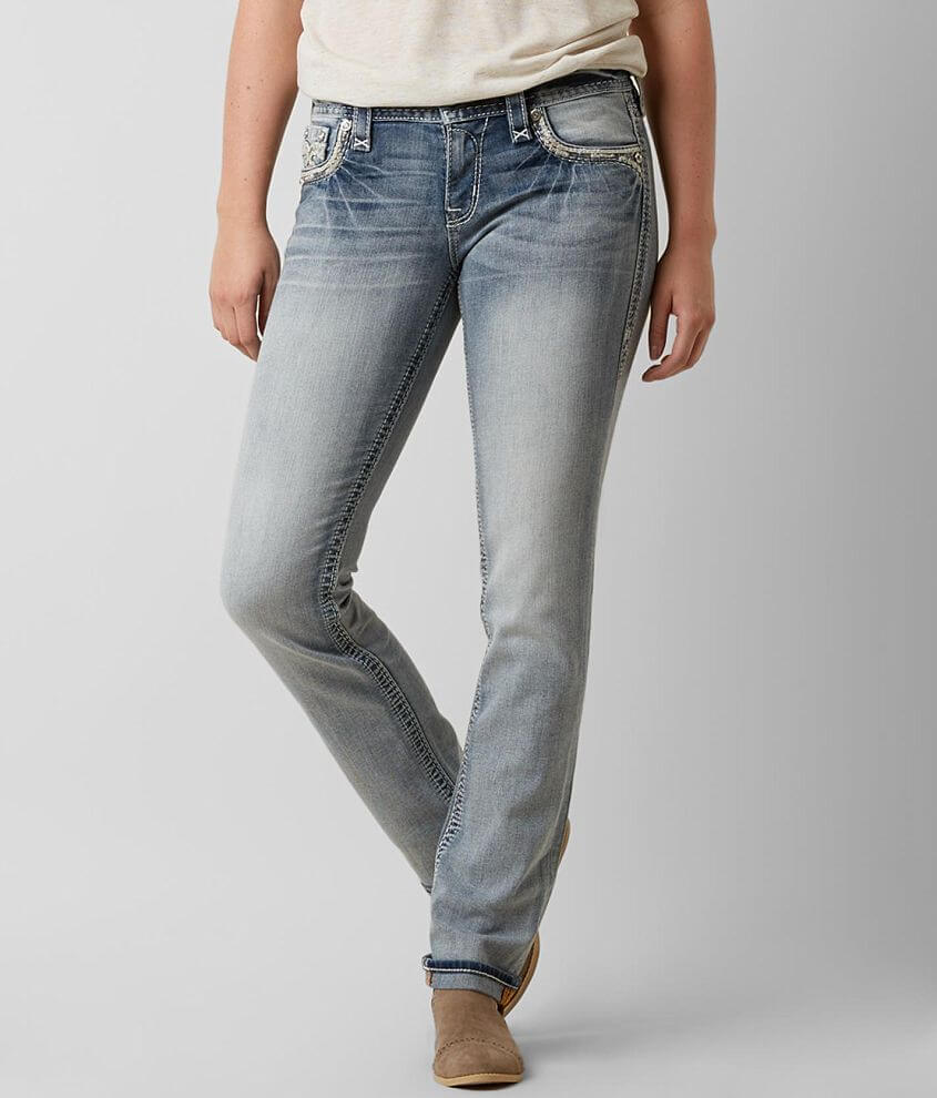 Rock Revival Melina Easy Straight Stretch Jean front view