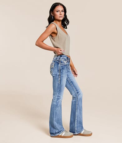 Rock Revival Nicole Low Rise Boot Stretch Jean front view