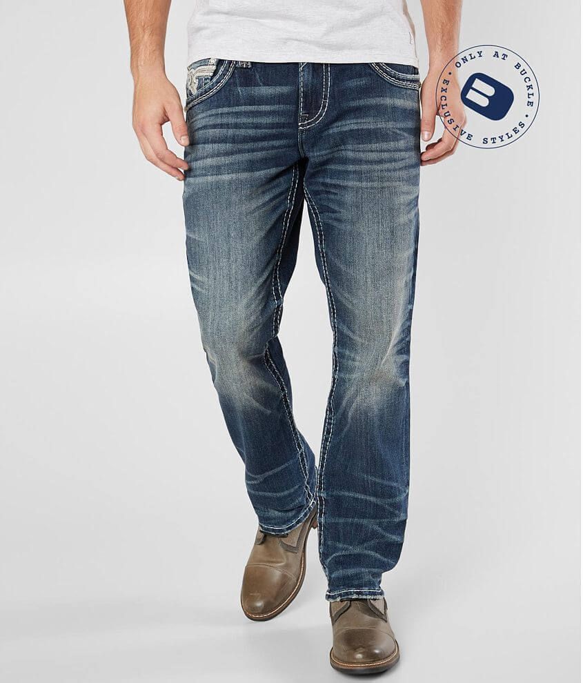 Rock Revival Baldwin Relaxed Straight 17 Jean front view